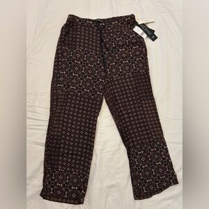 Liverpool Black and Red Wide Leg Jumpsuit